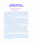 Research paper thumbnail of Religious Beliefs of North American Indians