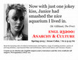 Research paper thumbnail of Flyer for ENGL 232, Anarchy & Culture -- Gilliland