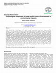 Research paper thumbnail of Physiological responses of some benthic macro invertebrates to environmental hypoxia