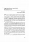 Research paper thumbnail of Rethinking Victoria's Lamentations in Post-Tridentine Rome