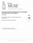 Research paper thumbnail of From Lexicon to Symbol: The Role of Petrarch in the Building of Montale's Poetics in Ossi di Seppia