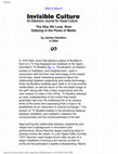 Research paper thumbnail of Hamilton, The Way We Loop Now, Invisible Culture, no. 8, 2004