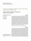 Research paper thumbnail of Analysis of the distribution patterns of southern right whale off the southern Brazilian coast