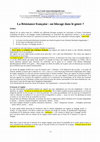 Research paper thumbnail of La Résistance française : un blocage dans le genre ? [The French Resistance: Gender Trouble?]