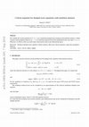 Research paper thumbnail of Critical exponent for damped wave equations with nonlinear memory