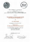 Research paper thumbnail of Lautenschlaeger Award Certificate