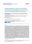 Research paper thumbnail of PPR & levamisole