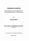 Research paper thumbnail of [Judy Purdom] Thinking in Painting- Gilles Deleuze