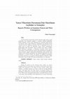 Research paper thumbnail of Yanya Vilayetinin Durumuna Dair Hazırlanan Layihalar ve Sonuçları Reports Written on Ioannina (Yanya) and Their Consequences