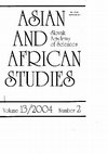 Research paper thumbnail of Martin Slobodník: "The Relations between the Chinese Ming Dynasty and the Tibetan Ruling House of Phag-mo-gru in the Years 1368-1434: Political and Religious Aspects", Asian and African Studies, Vol. 13 (2004), No. 2, pp. 155-171. 