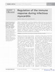 Research paper thumbnail of Regulation of the immune response during infectious myocarditis