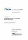 Research paper thumbnail of Commensality and Labor in Terminal Ubaid Northern Mesopotamia in Susan Pollock (ed.), Between Feasts and Daily Meals: Toward an Archaeology of Commensal Spaces Edited by