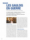 Research paper thumbnail of LES GAULOIS EN GUERRE (interview)