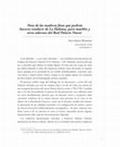 Research paper thumbnail of "Nota de las maderas finas que podrán hacerse conducir de La Habana, para muebles y otros adornos del Real Palacio Nuevo"