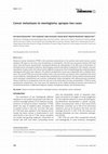 Research paper thumbnail of Cancer metastases to meningioma: apropos two cases.