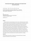 Research paper thumbnail of Constructing climate capitalism: Corporate power and the global climate policy-planning network