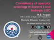 Research paper thumbnail of Consistency of operator orderings in Bianchi I and isotropic LQC