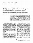 Research paper thumbnail of War Exposure and Maternal Reactions in the Psychological Adjustment of Children from Bosnia-Hercegovina