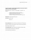 Research paper thumbnail of Long-term cognitive sequelae following pediatric brain tumor related to  medical risk factors, age and gender