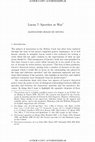 Research paper thumbnail of Lucan 7: Speeches at War (in Hömke, N.; Reitz, C. (edd.), Lucan’s Bellum Civile: Between Epic Tradition and Aesthetic Innovation)