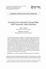 Research paper thumbnail of Learning from Animated Concept Maps with Concurrent Audio Narration