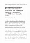 Research paper thumbnail of A Critical Assessment of Current Approaches to Investigations of the Timing, Rate, and Adoption Trajectories of Domesticates in the Midwest and Great Lakes