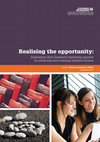 Research paper thumbnail of Realising the opportunity: addressing New Zealand's leadership pipeline by attracting and retaining talented women