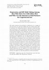 Research paper thumbnail of Depression and HIV Risk Taking among Men Who Have Sex with Other Men (MSM) and Who Use the Internet to Find Partners for Unprotected Sex 