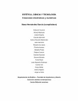 Research paper thumbnail of Estética, Ciencia Y Tecnología: Creaciones Electrónicas Y Numéricas