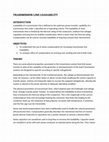 Research paper thumbnail of TRANSMISSION LINE LOADABILITY