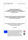 Research paper thumbnail of D7: Report on the development of political institutions involved in policy elaboration in organic farming for selected European states