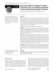 Research paper thumbnail of Interacting effects of changes in climate and forest cover on mortality and growth of the southernmost European fir forests