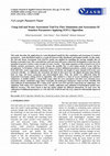 Research paper thumbnail of Using Soil and Water Assessment Tool For Flow Simulation and Assessment Of Sensitive Parameters Applying SUFI-2 Algorithm