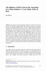 Research paper thumbnail of Morrow, G. (2013) ‘The Influence of Dirty Pool on the Australian Live Music Industry: A Case Study of Boy & Bear’, Tschmuck, P, Pearce, P and Campbell, S (eds.) Music Business and the Experience Economy: The Australasian Case, Springer Publishing: New York.