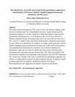 Research paper thumbnail of The effectiveness  of an ESP course based on the participatory approach in enhancing the Life Sciences students’ English language learning and satisfaction with the course 