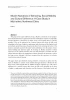 Research paper thumbnail of Muslim narratives of schooling, social mobility and cultural difference: A case study in multi-ethnic northwest China