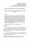 Research paper thumbnail of Essence of Peaceful Coexistence in the Light of Holy Qur'an