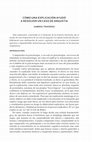 Research paper thumbnail of Cómo una explicación ayudó a resolver un caso de angustia