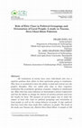 Research paper thumbnail of Role of Elite Class in Political Groupings and  Orientation of Local People: A Study in Taunsa,  Dera Ghazi Khan, Pakistan