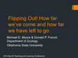 Research paper thumbnail of Flipping Out! How far we've come and how far we have left to go.