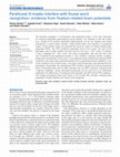 Research paper thumbnail of Parafoveal X-masks interfere with foveal word recognition: evidence from fixation-related brain potentials