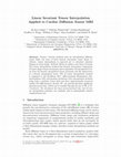 Research paper thumbnail of Linear Invariant Tensor Interpolation Applied to Cardiac Diffusion Tensor MRI