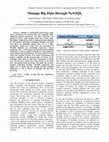 Research paper thumbnail of Manage Big Data through NewSQL