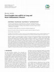 Research paper thumbnail of Novel Insights into miRNA in Lung and Heart Inflammatory Diseases