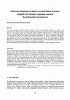 Research paper thumbnail of Electronic requests in native and non-native Russian: Insights into foreign language learners’ sociolinguistic competence. 