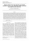 Research paper thumbnail of Pan F. and Nichols J., Remote sensing of river stage using the cross sectional inundation area - river stage relationship (IARSR) constructed from digital elevation model data. Hydrological Processes, 27, 3596-3606, 2013.