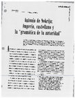 Research paper thumbnail of "Antonio de Nebrija: imperio, castellano y 'la gramática de la autoridad'"