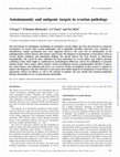 Research paper thumbnail of Autoimmunity and antigenic targets in ovarian pathology