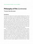 Research paper thumbnail of What is Philosophy of Film?