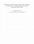 Research paper thumbnail of Principle of Continuity - Applicability in International Court of Justice